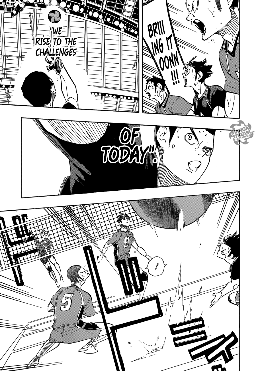 Haikyuu!! chapter 280 page 3