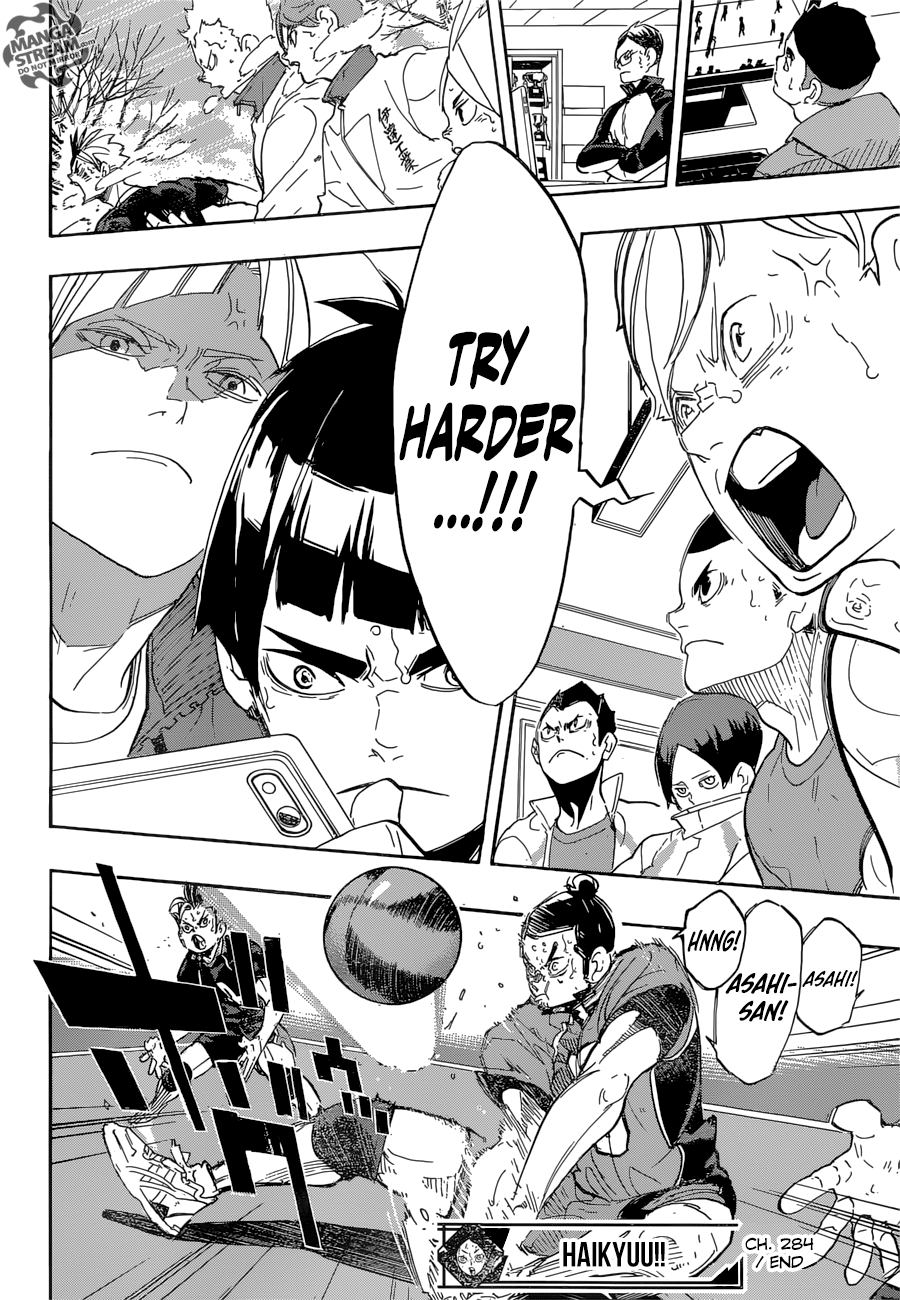 Haikyuu!! chapter 284 page 17