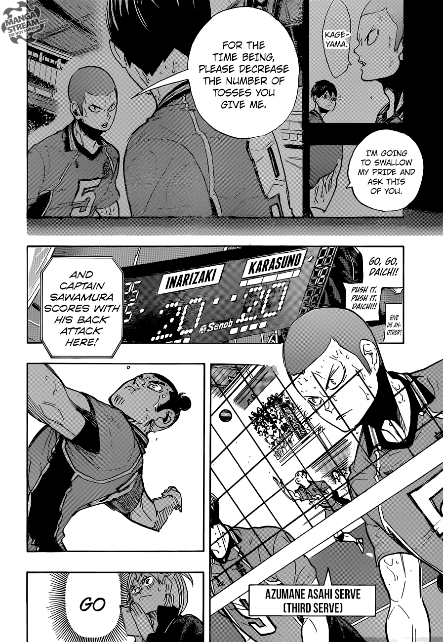 Haikyuu!! chapter 284 page 3