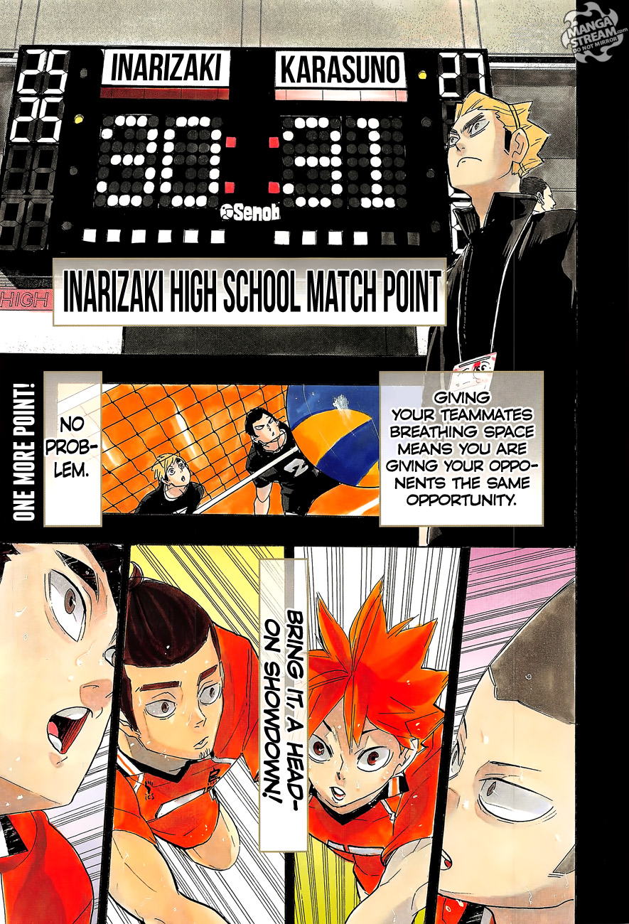 Haikyuu!! chapter 290 page 4