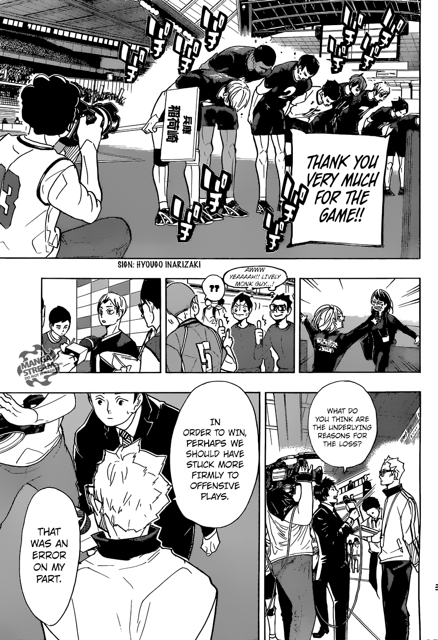 Haikyuu!! chapter 291 page 11