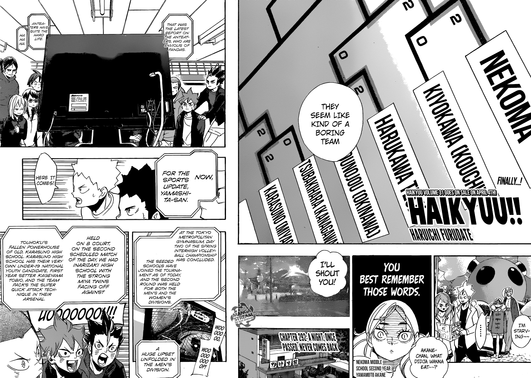 Haikyuu!! chapter 292 page 6