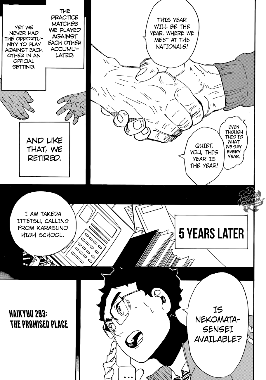 Haikyuu!! chapter 293 page 9