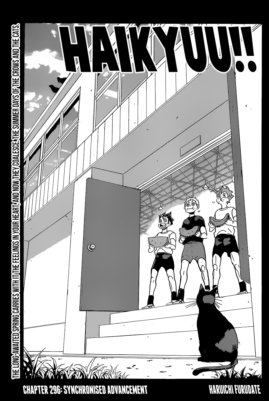 Haikyuu!! chapter 296 page 1