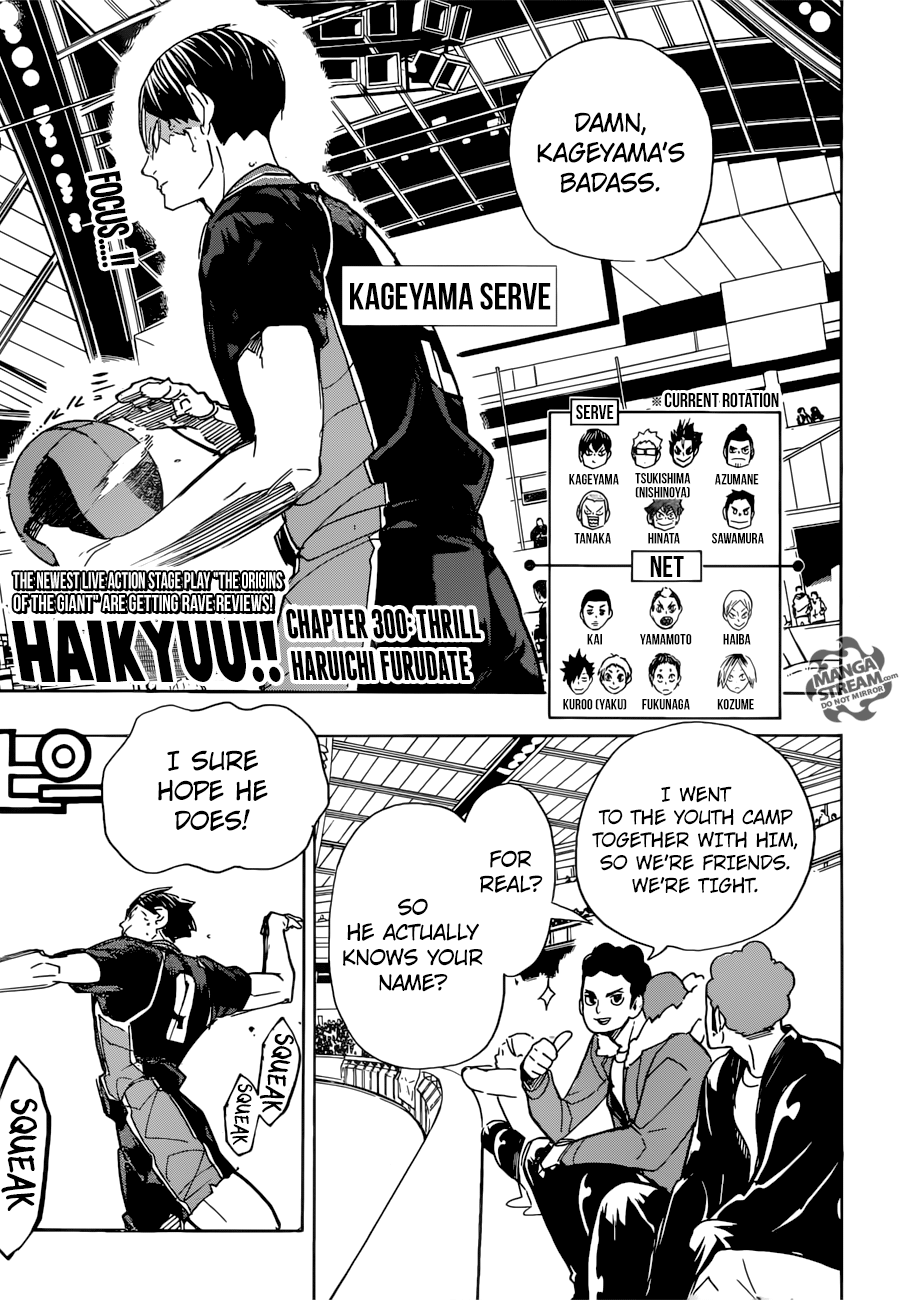 Haikyuu!! chapter 300 page 1