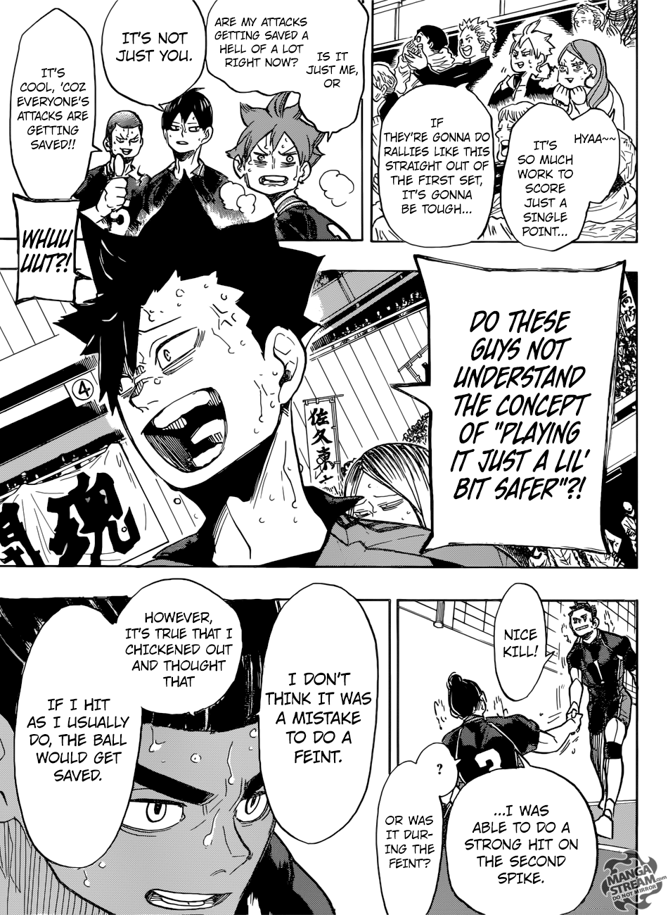 Haikyuu!! chapter 303 page 17