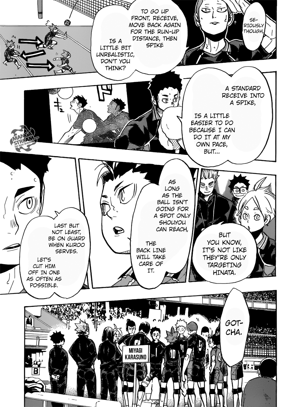 Haikyuu!! chapter 305 page 7