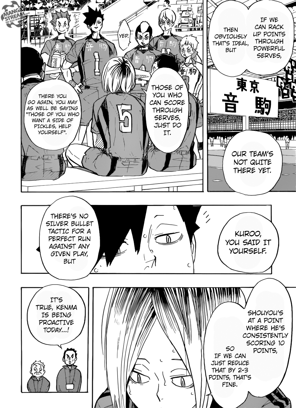 Haikyuu!! chapter 305 page 8