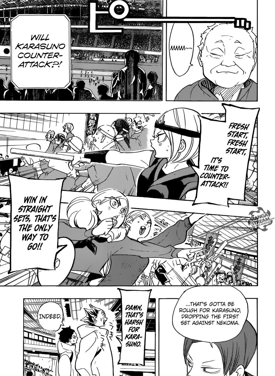 Haikyuu!! chapter 305 page 9
