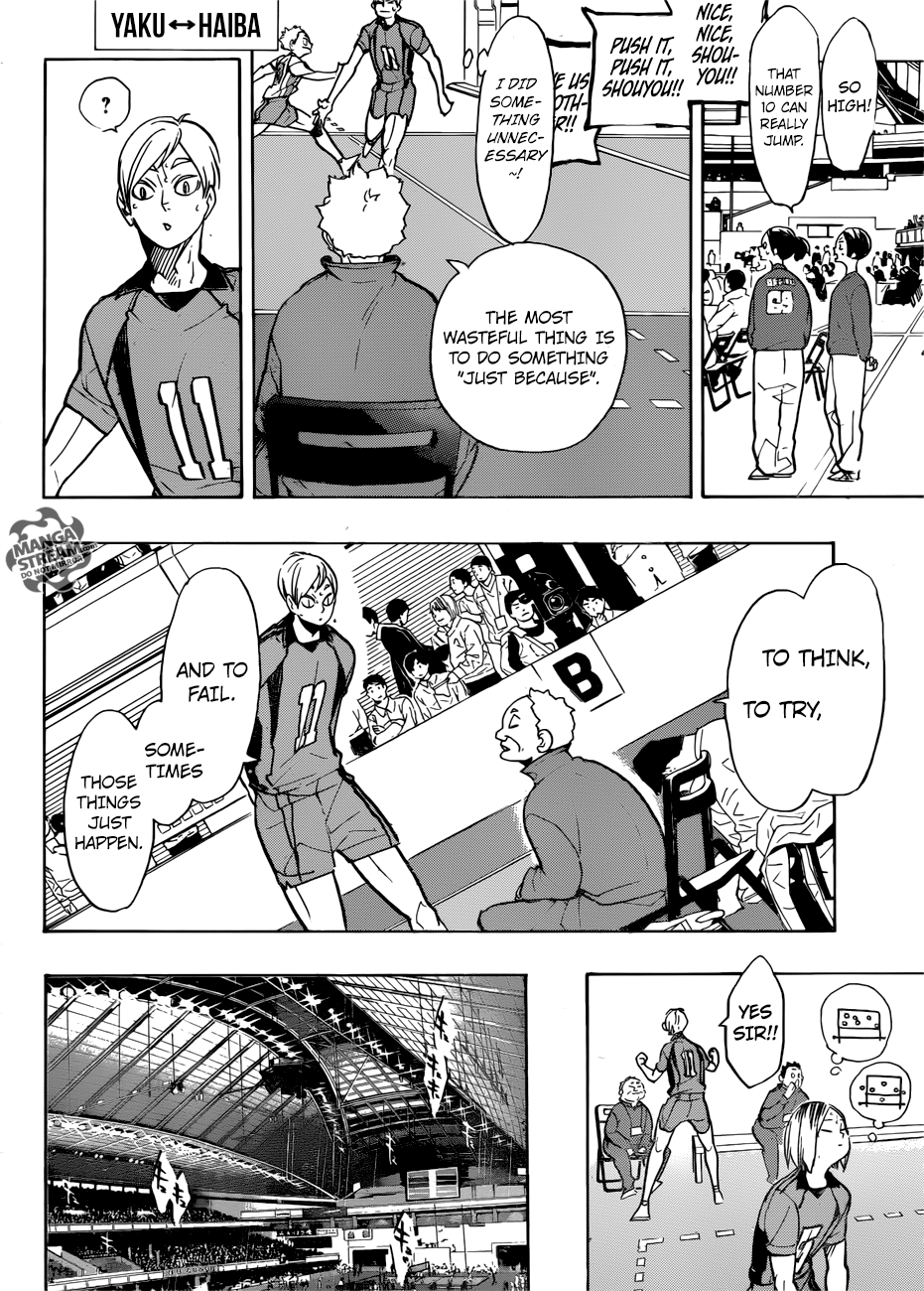 Haikyuu!! chapter 306 page 14