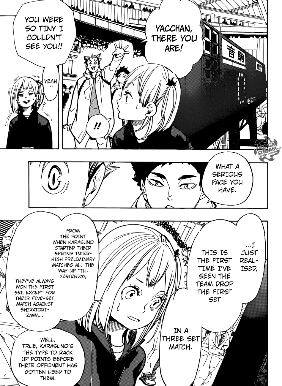 Haikyuu!! chapter 306 page 3