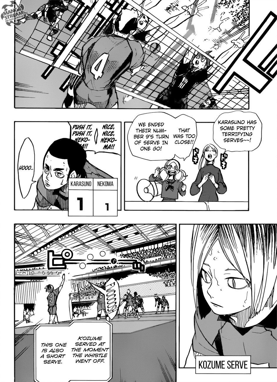Haikyuu!! chapter 306 page 8