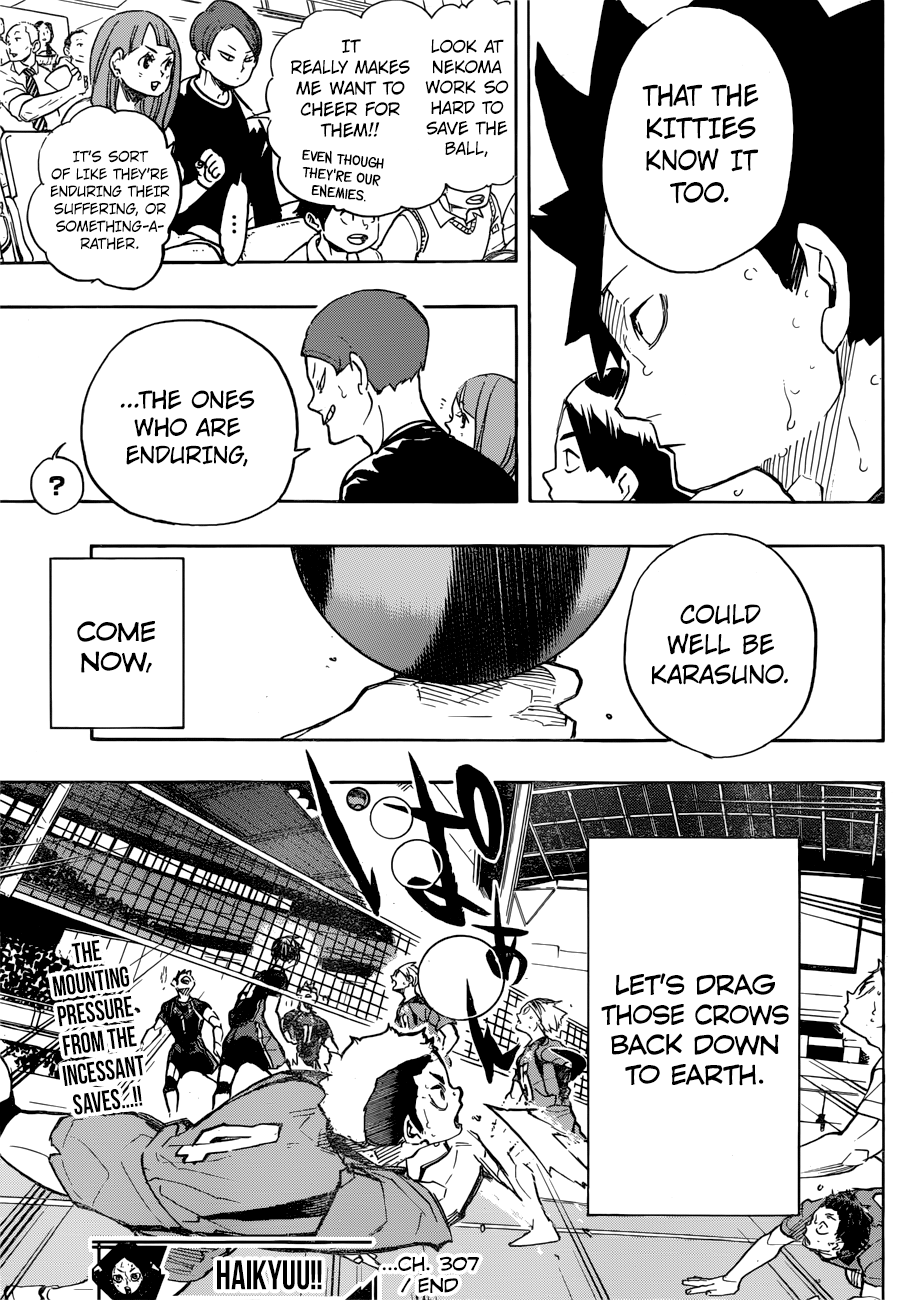 Haikyuu!! chapter 307 page 19