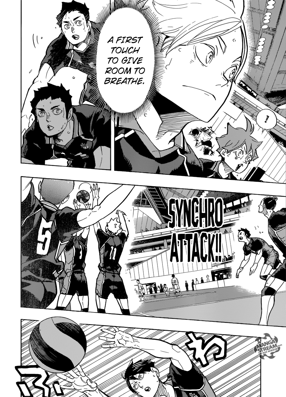 Haikyuu!! chapter 307 page 9