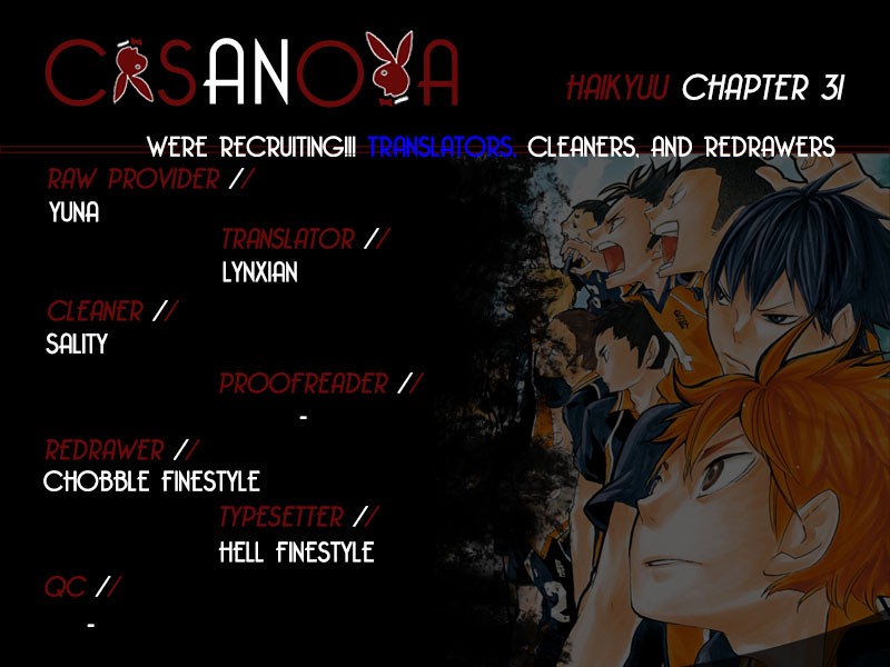 Haikyuu!! chapter 31 page 1