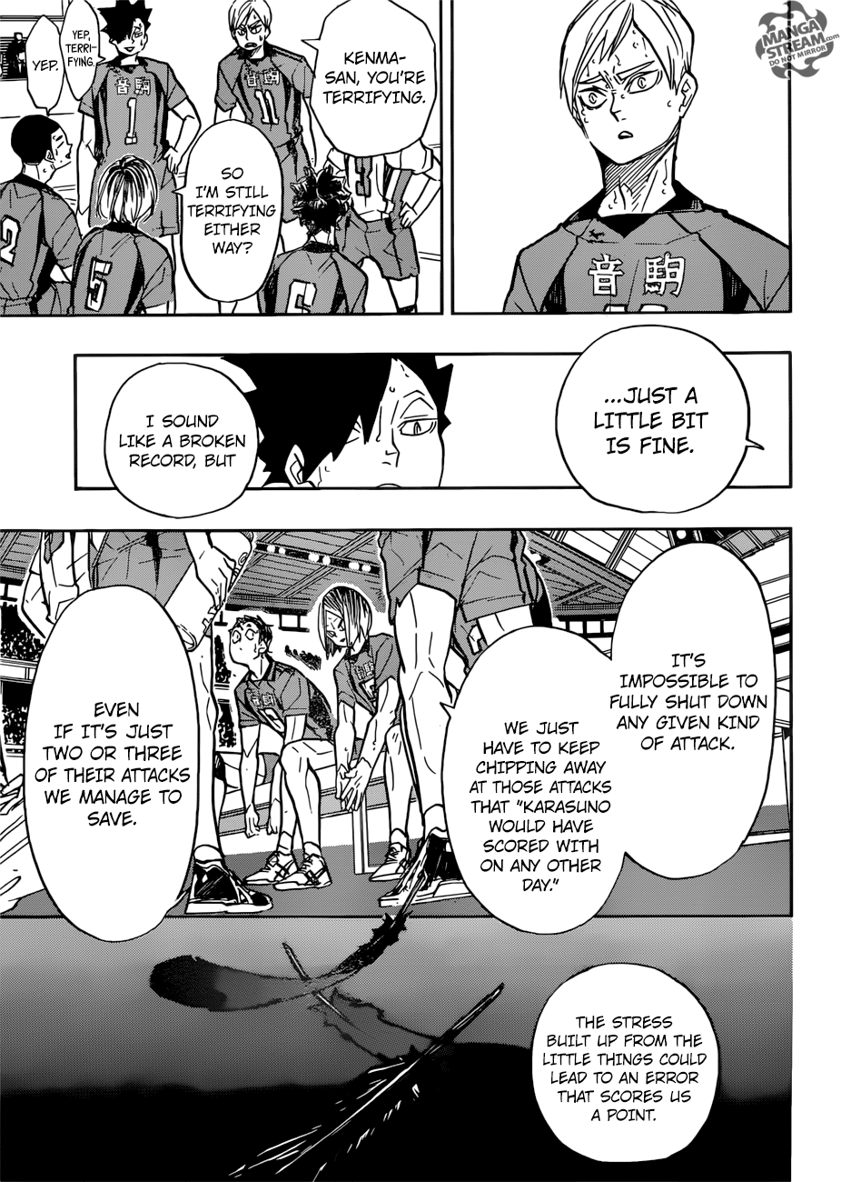 Haikyuu!! chapter 310 page 16