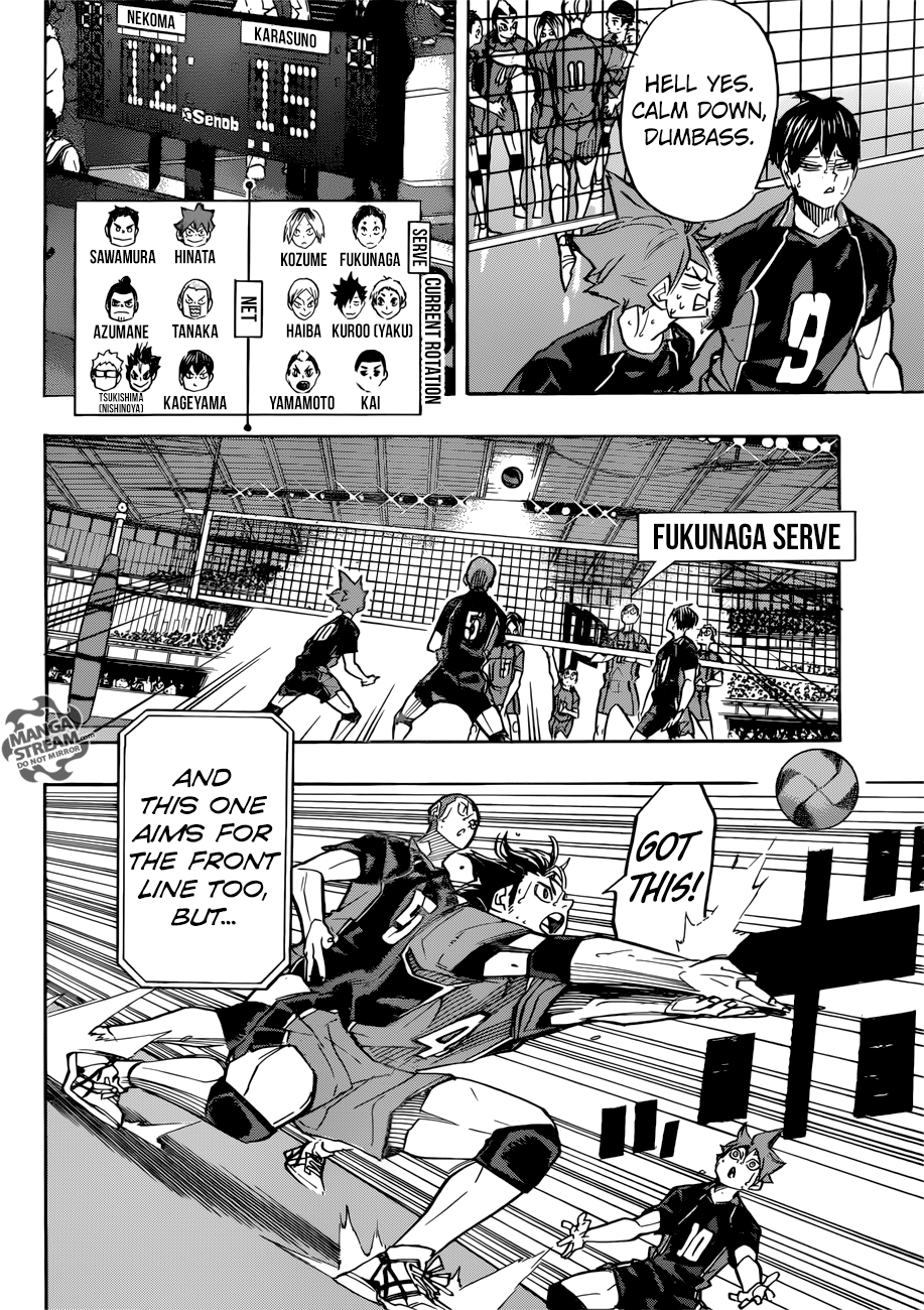 Haikyuu!! chapter 310 page 2