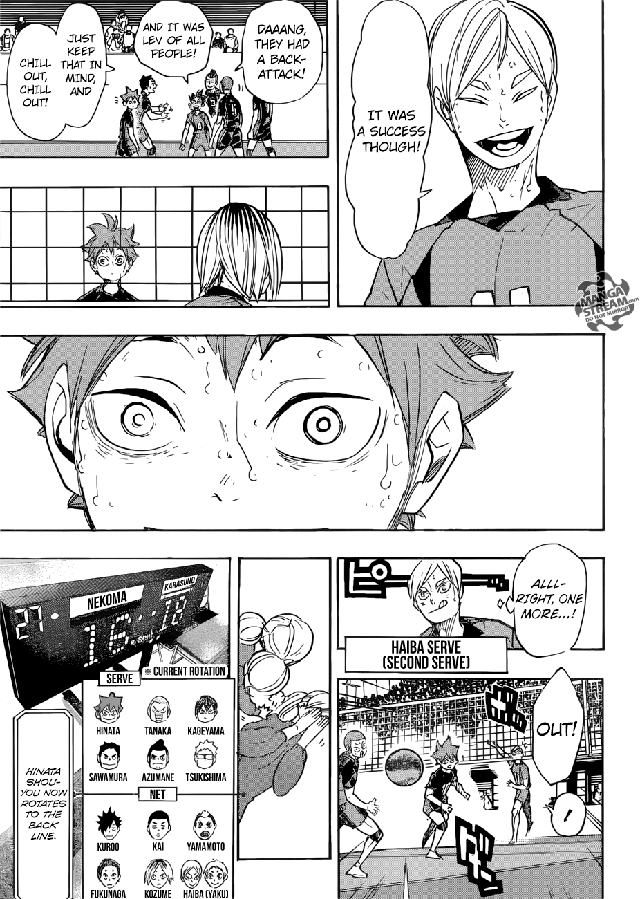 Haikyuu!! chapter 311 page 18