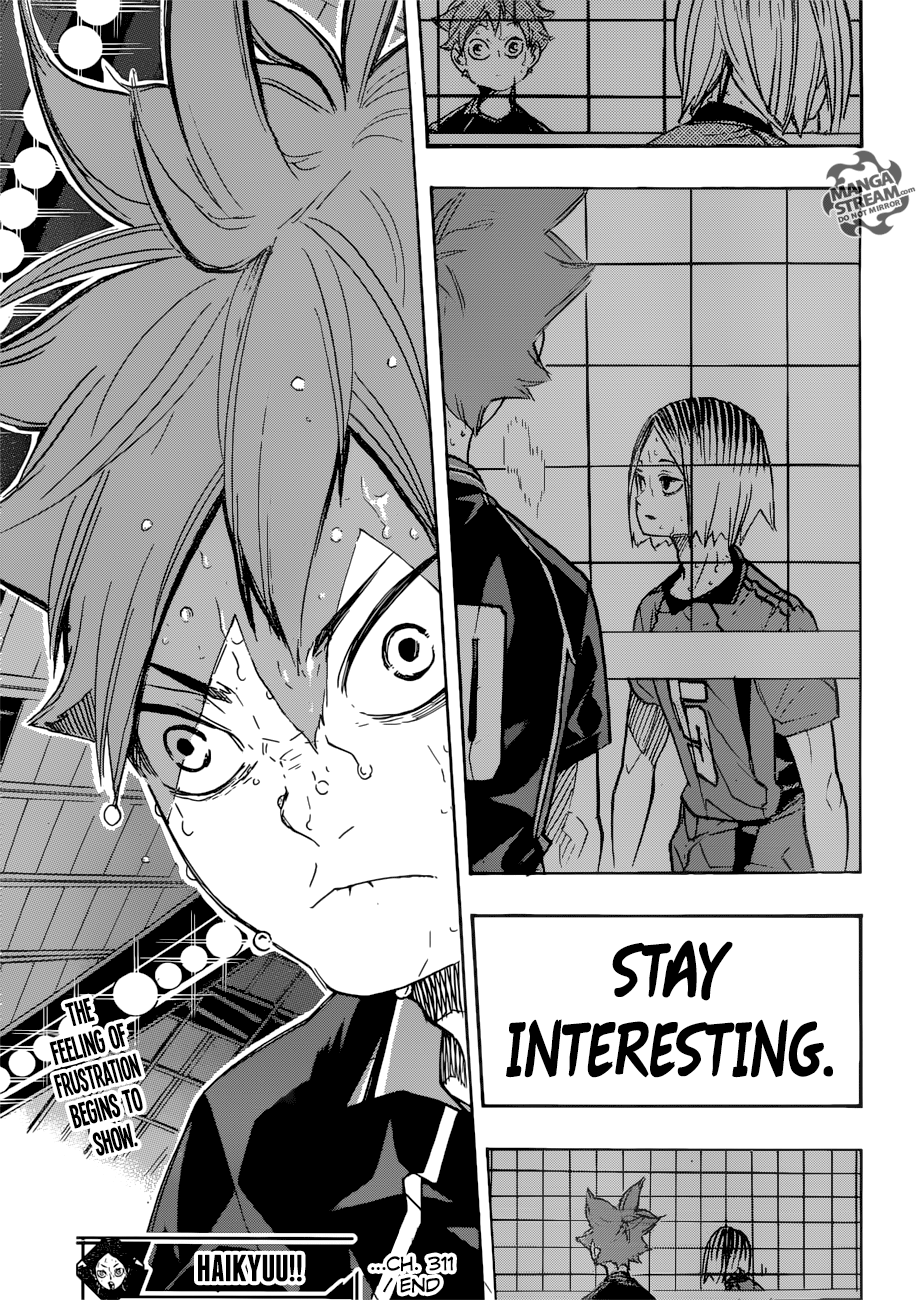 Haikyuu!! chapter 311 page 20