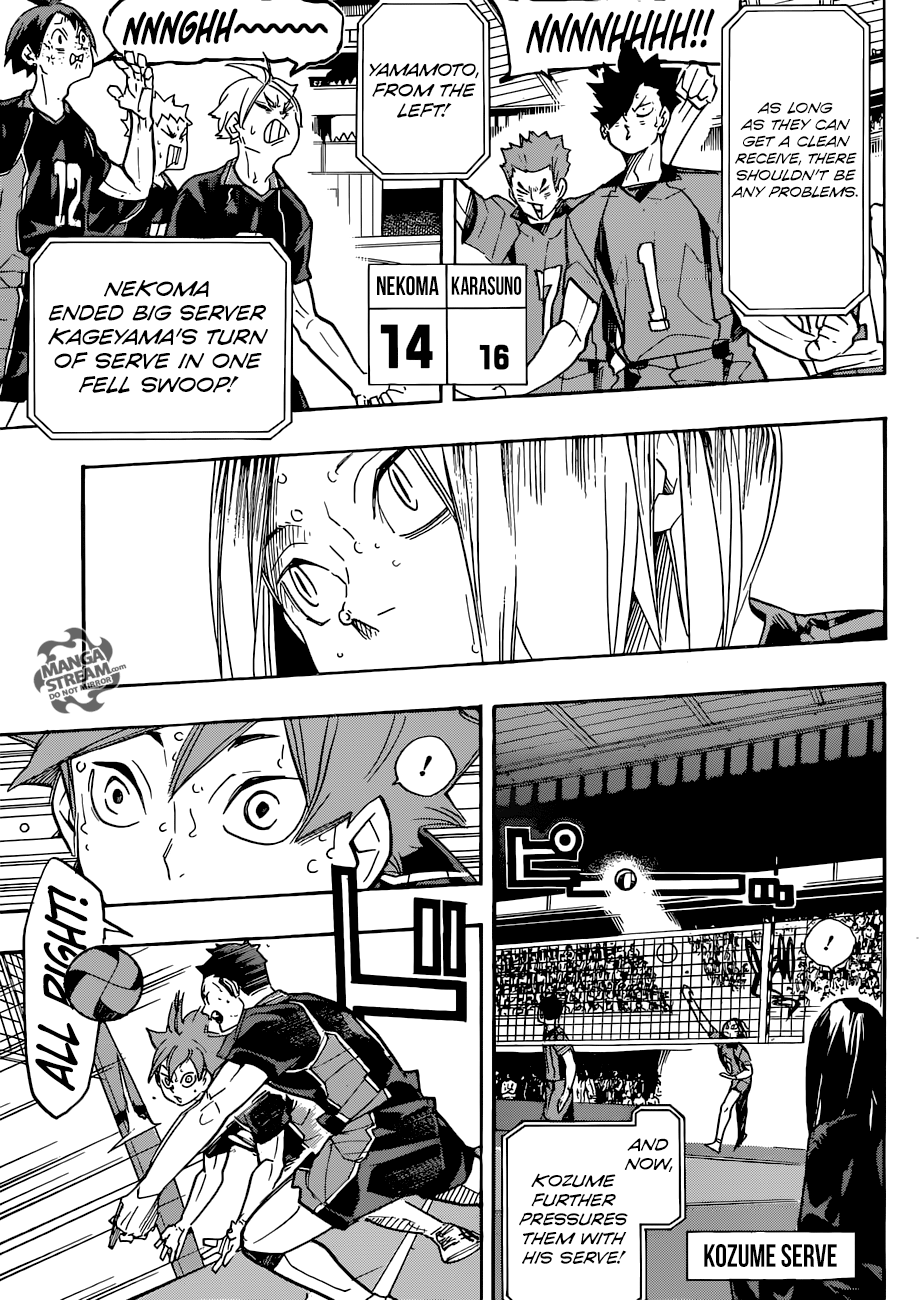 Haikyuu!! chapter 311 page 8