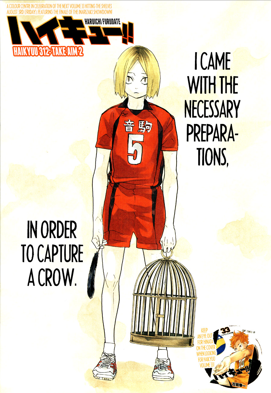 Haikyuu!! chapter 312 page 1