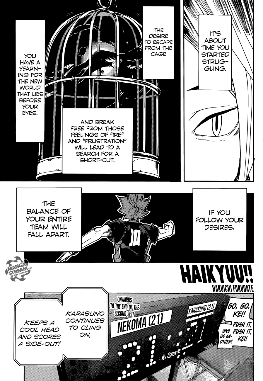 Haikyuu!! chapter 313 page 1