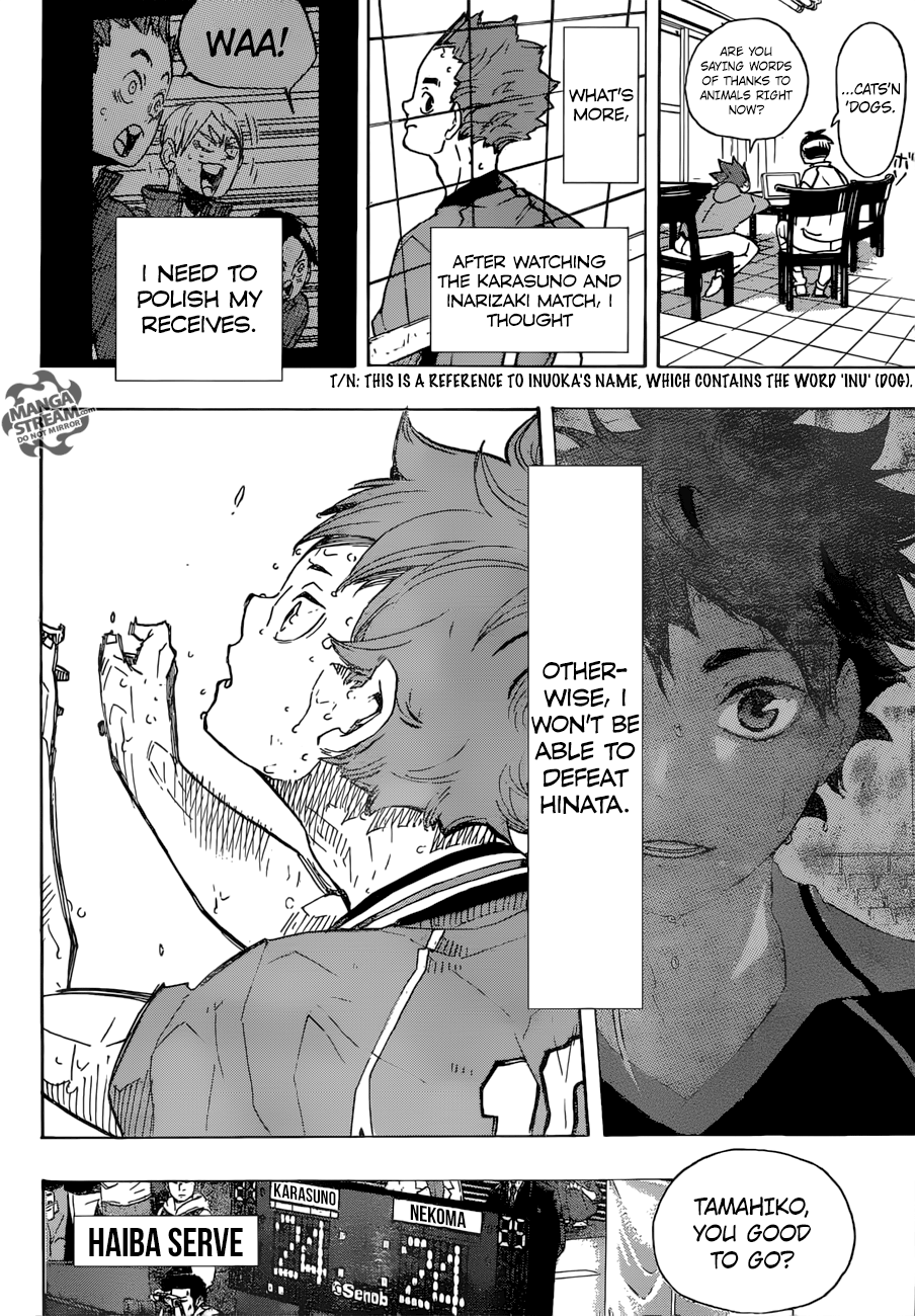 Haikyuu!! chapter 316 page 18