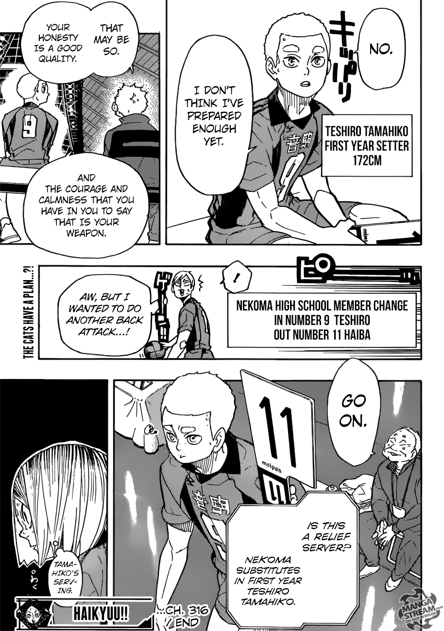 Haikyuu!! chapter 316 page 19