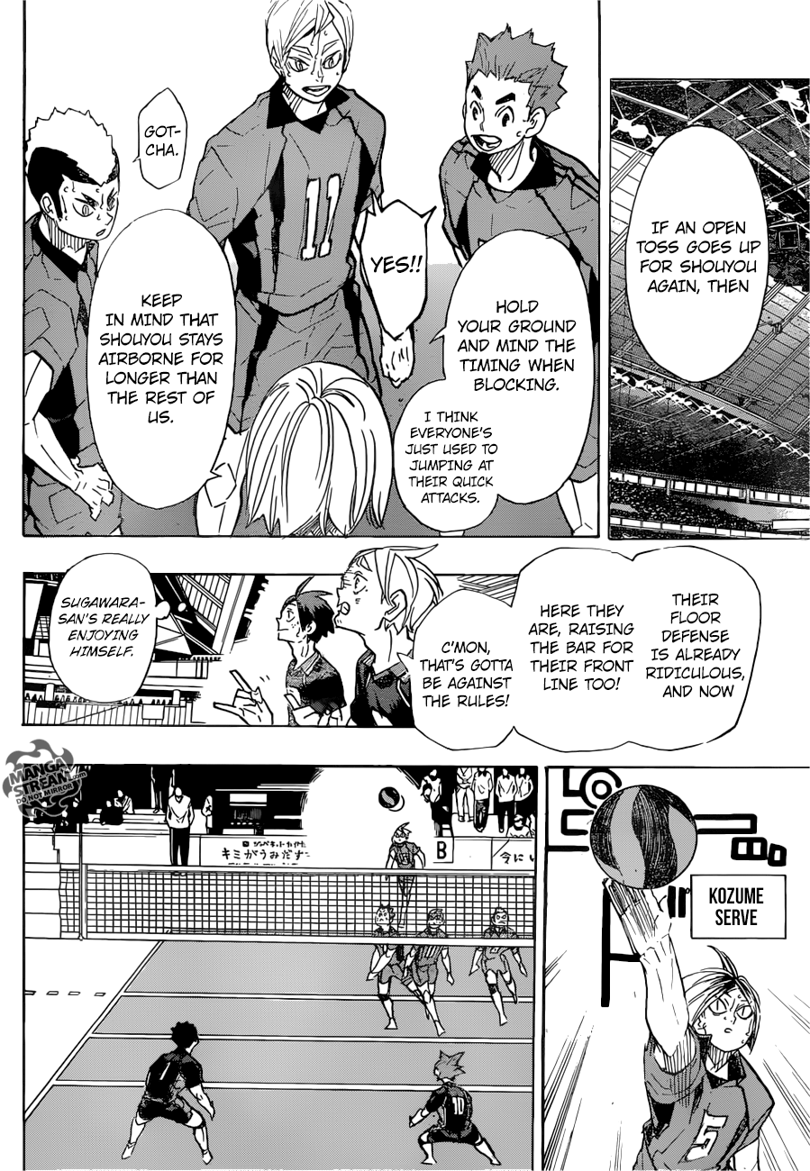 Haikyuu!! chapter 316 page 4
