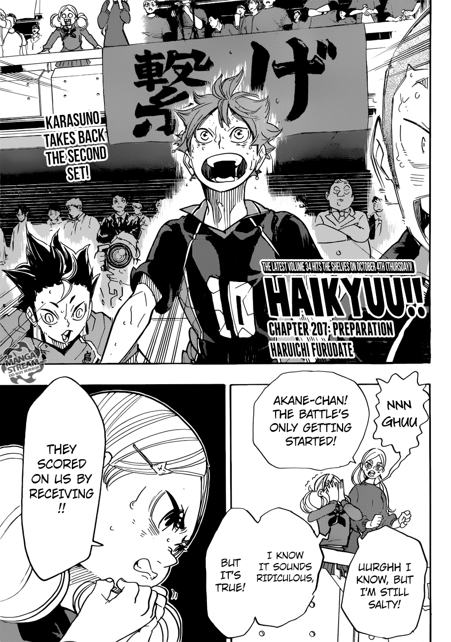 Haikyuu!! chapter 318 page 1