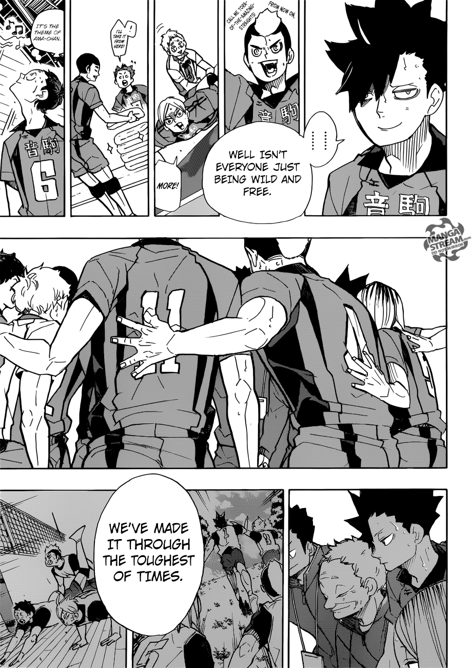 Haikyuu!! chapter 318 page 18