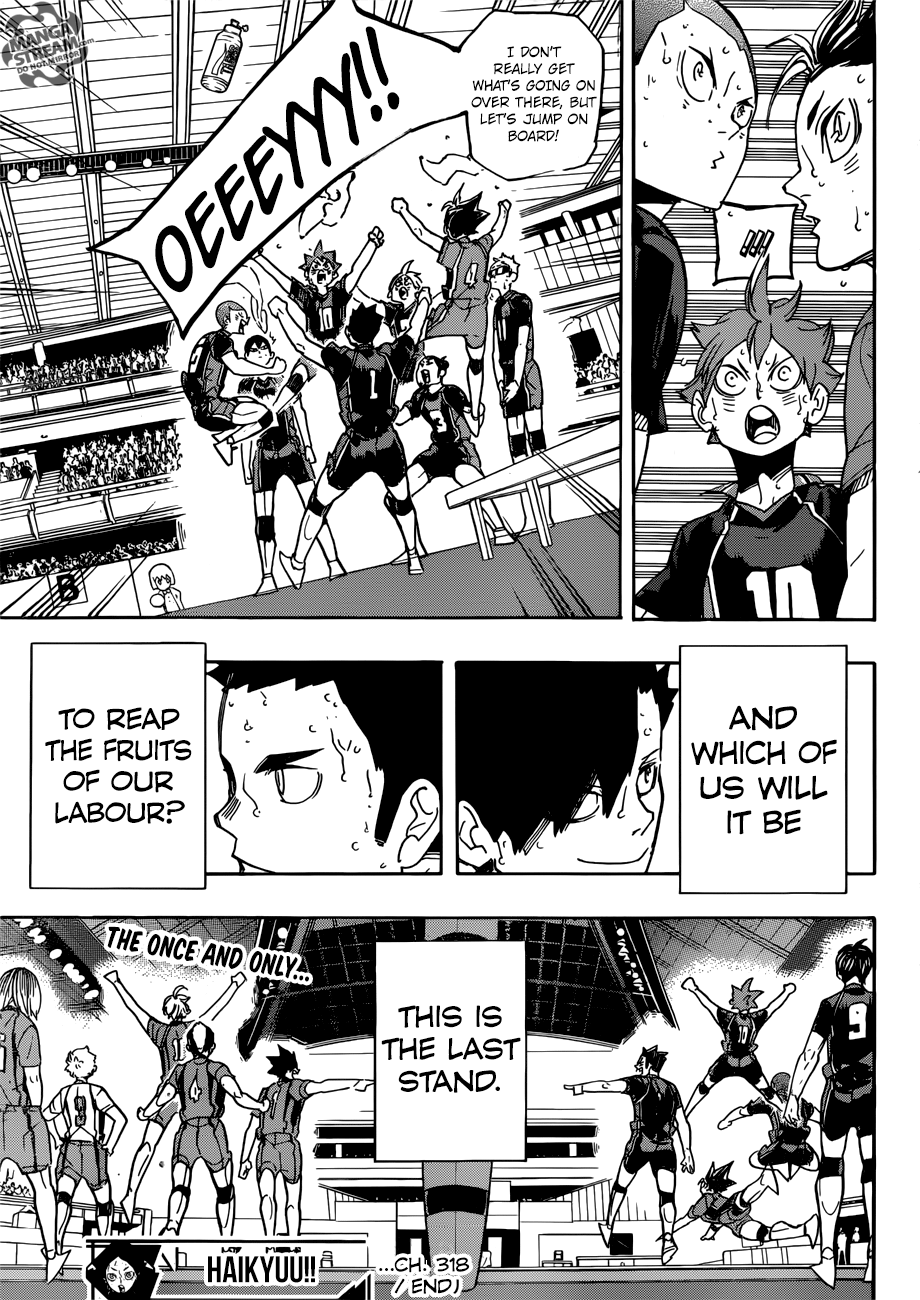 Haikyuu!! chapter 318 page 20