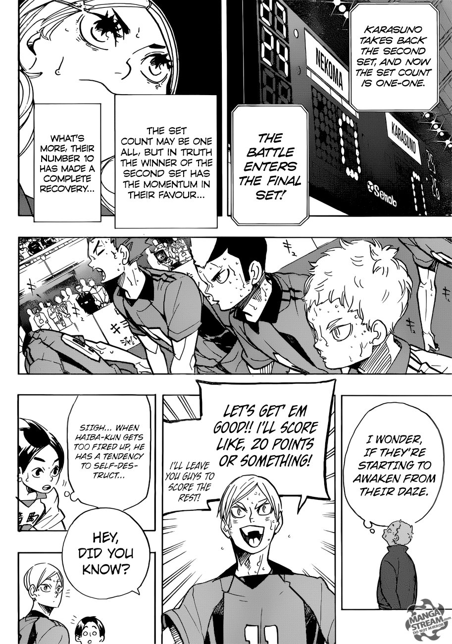 Haikyuu!! chapter 318 page 3