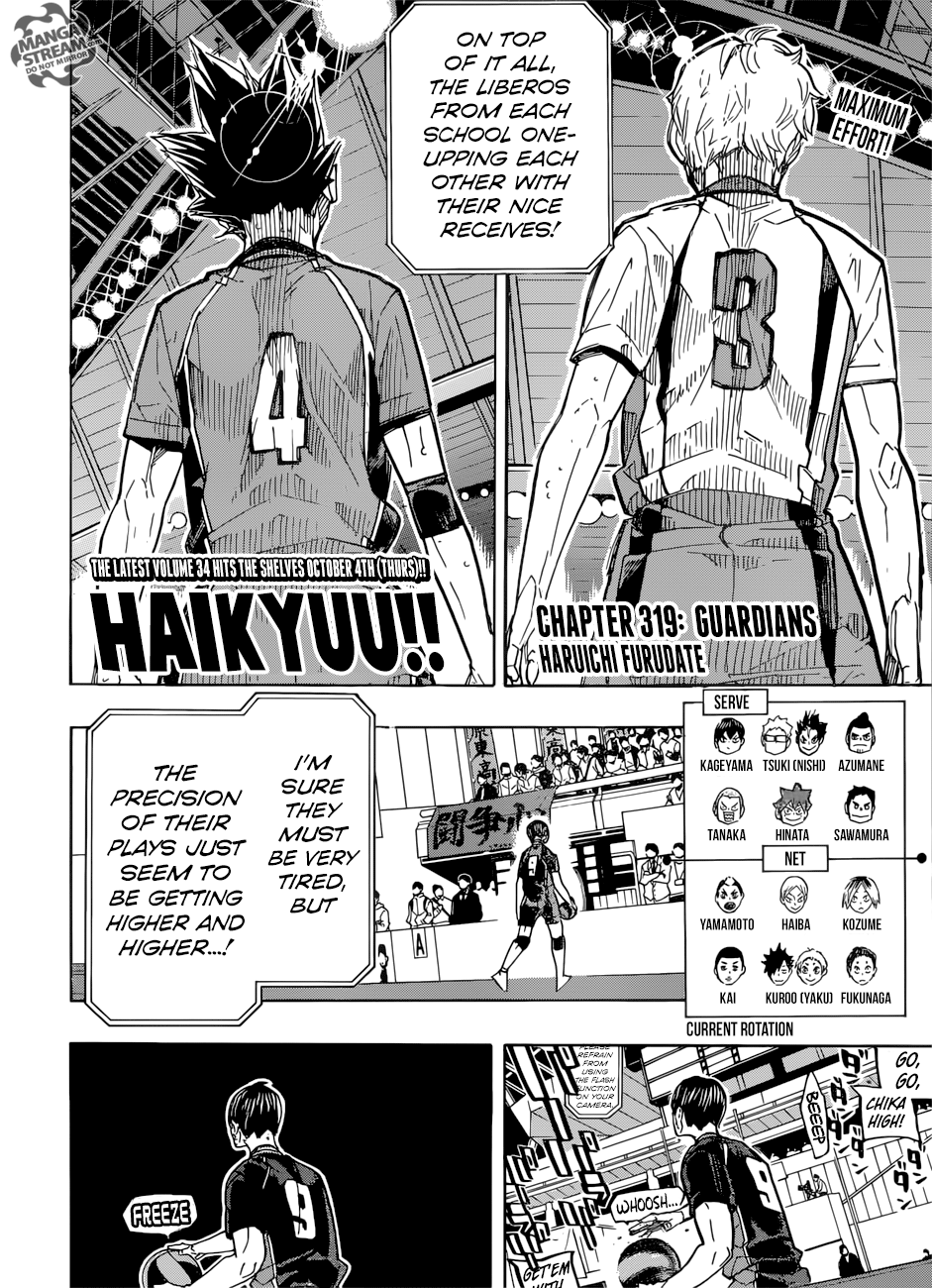 Haikyuu!! chapter 319 page 6