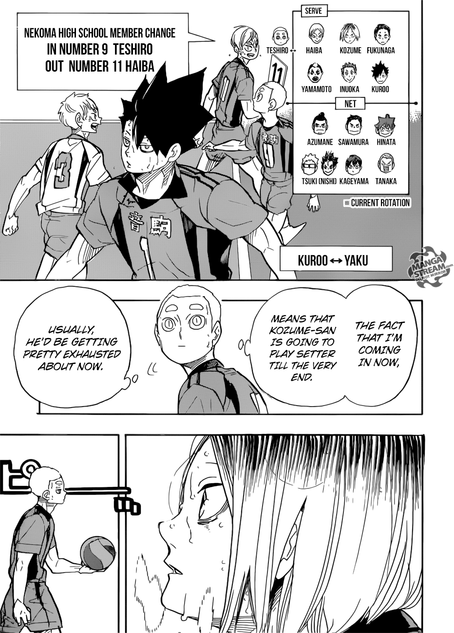 Haikyuu!! chapter 322 page 14