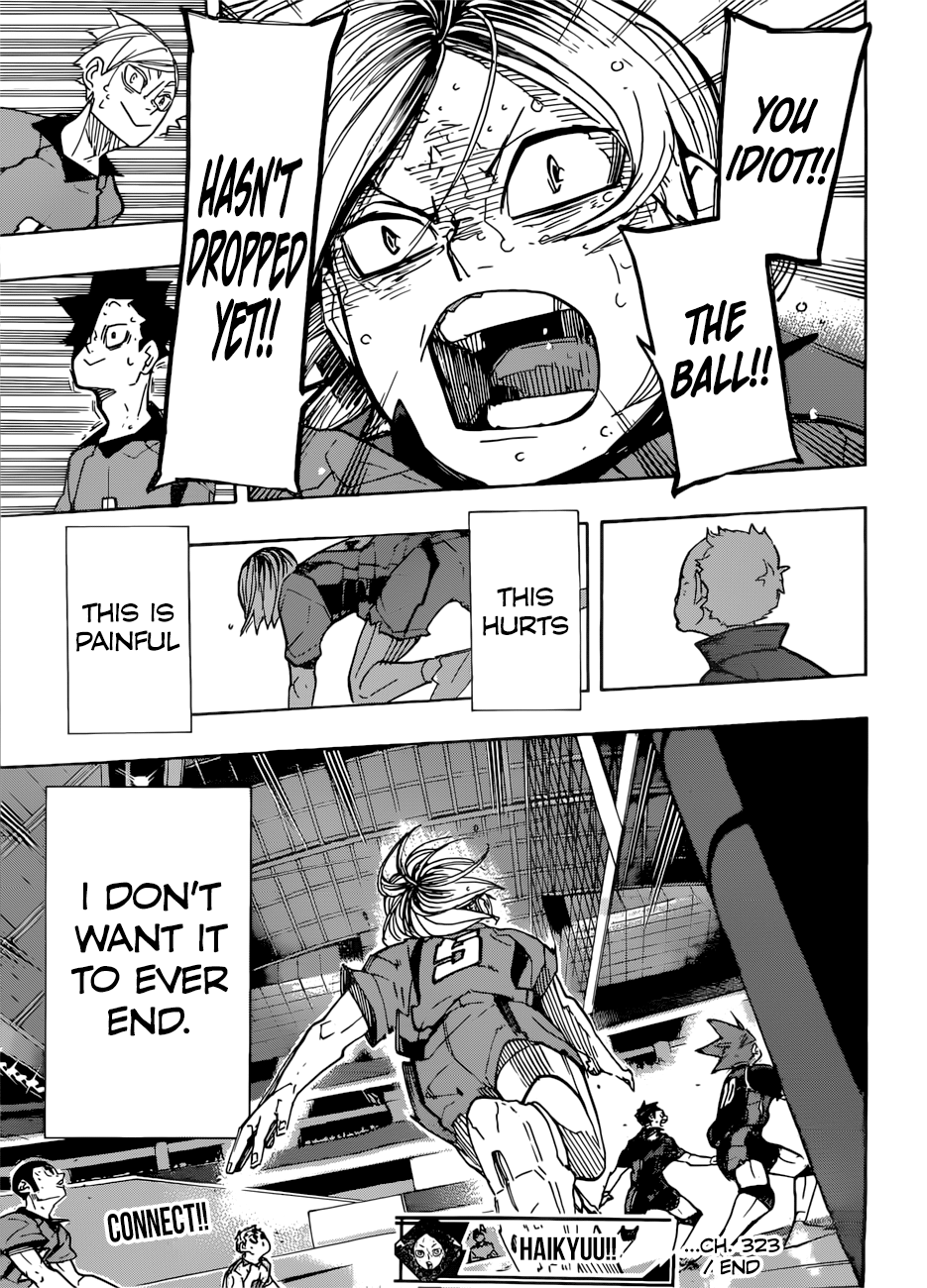 Haikyuu!! chapter 323 page 17