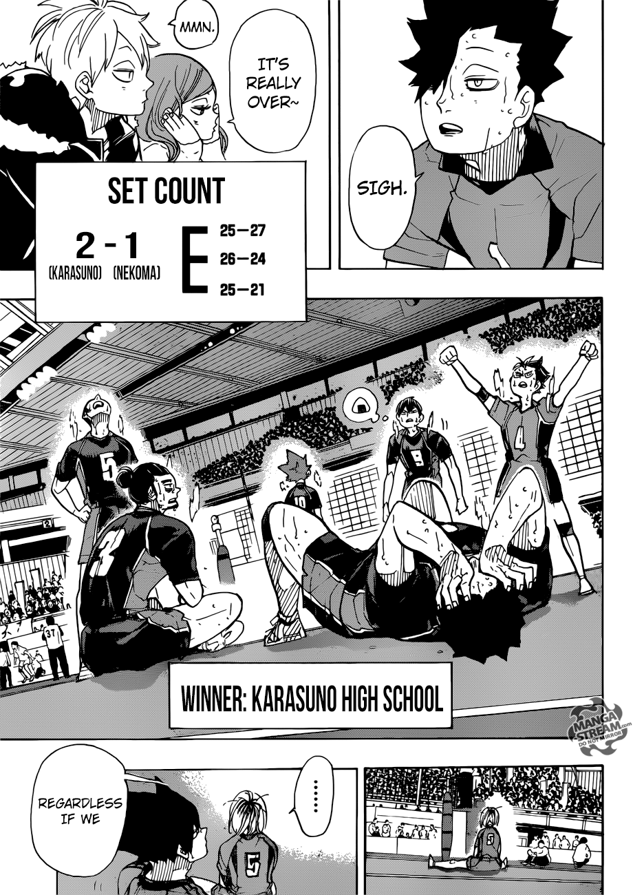 Haikyuu!! chapter 324 page 15