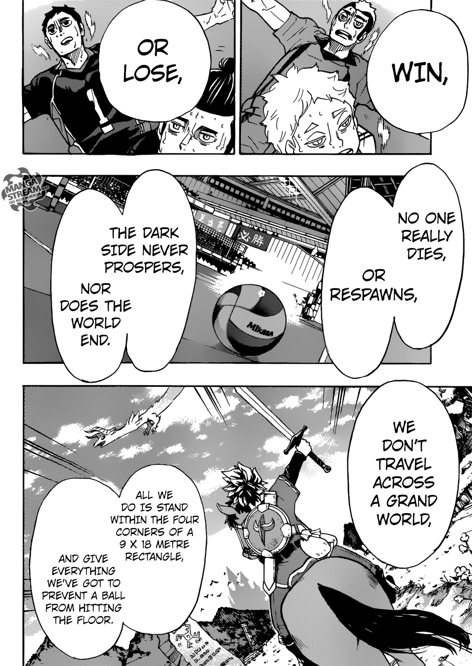 Haikyuu!! chapter 324 page 16