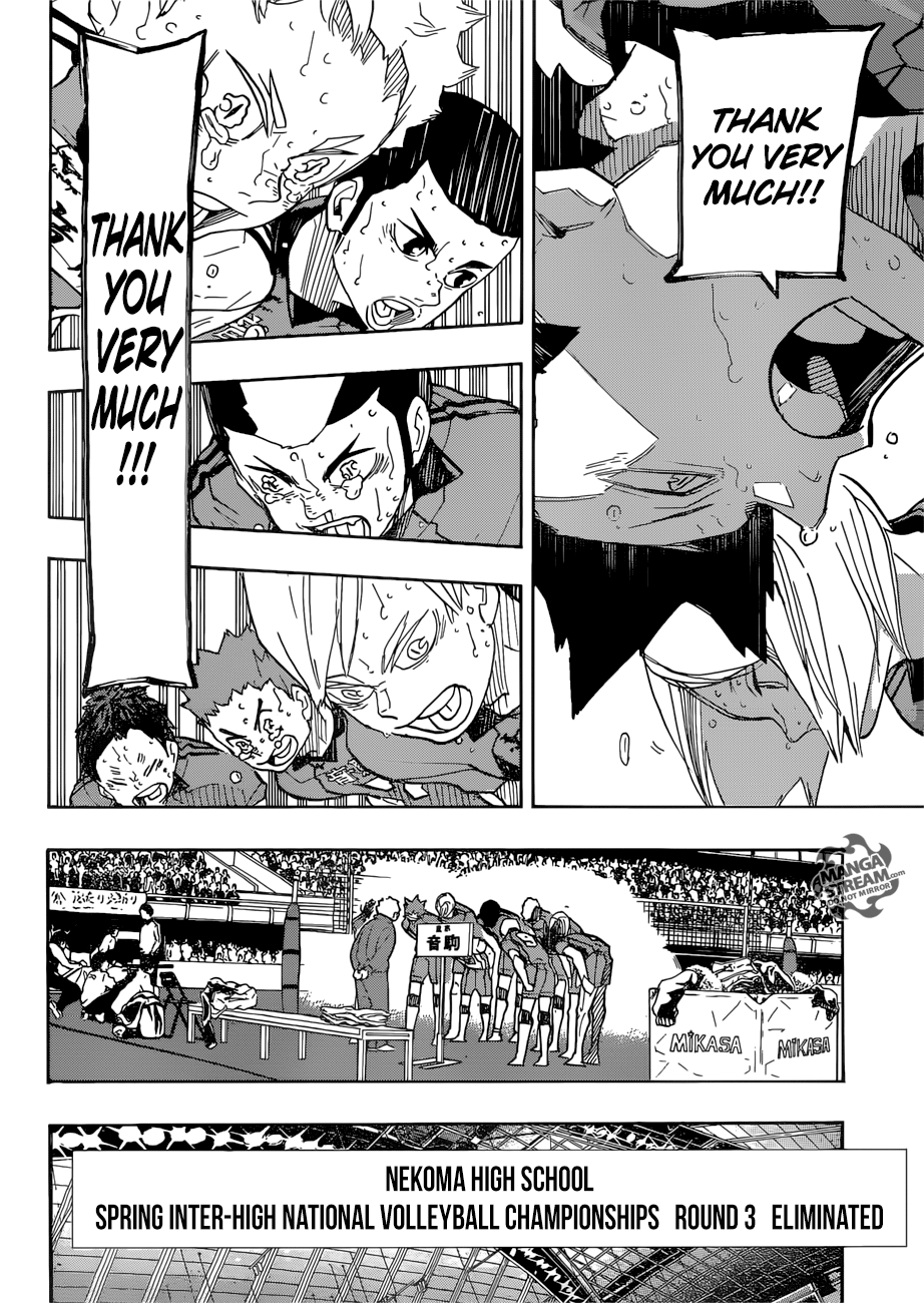 Haikyuu!! chapter 325 page 14