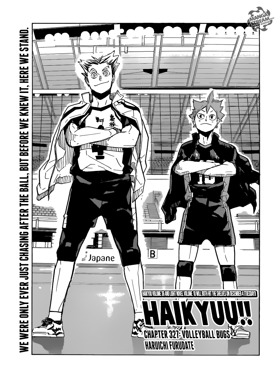 Haikyuu!! chapter 327 page 1