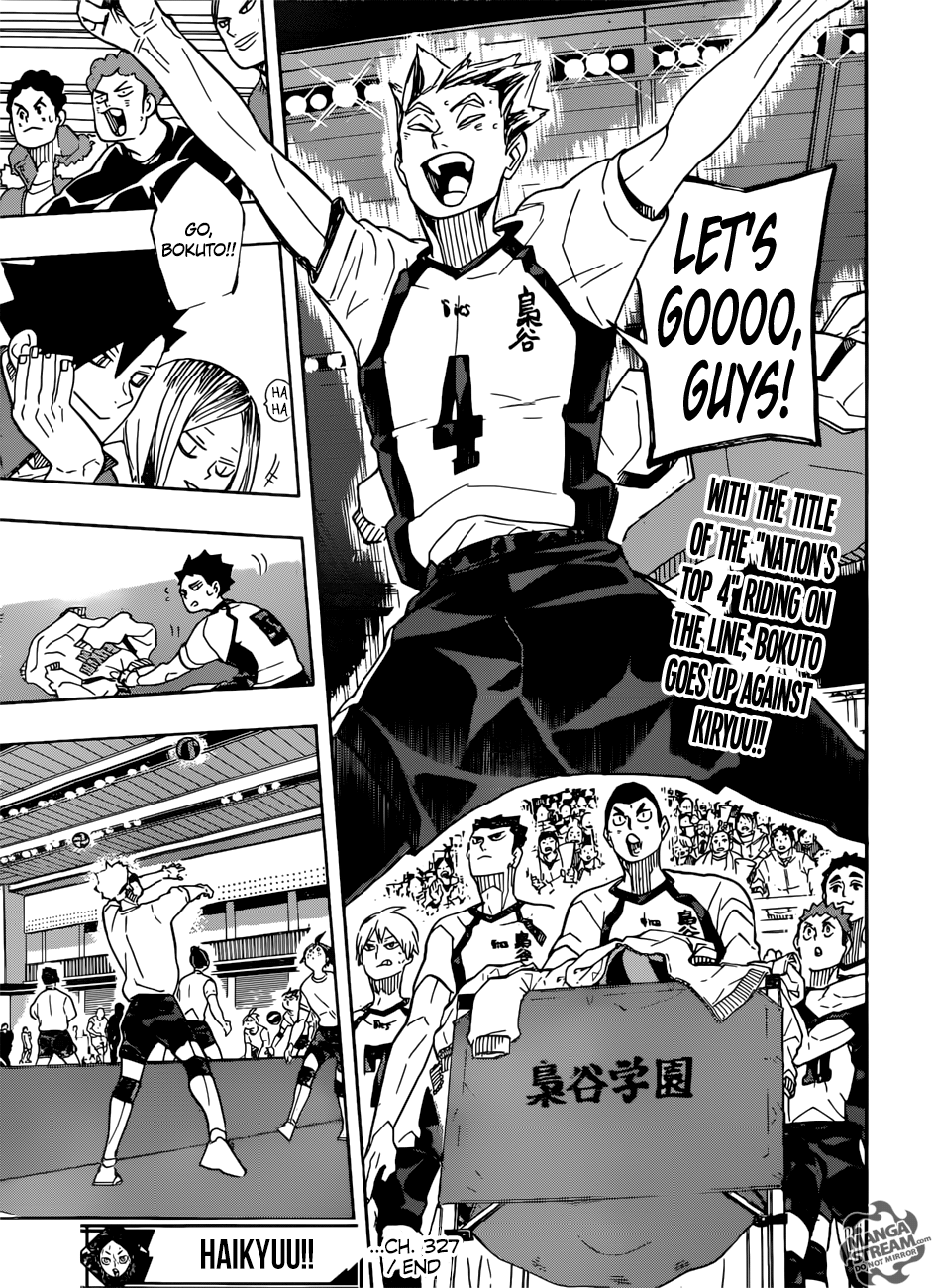 Haikyuu!! chapter 327 page 20