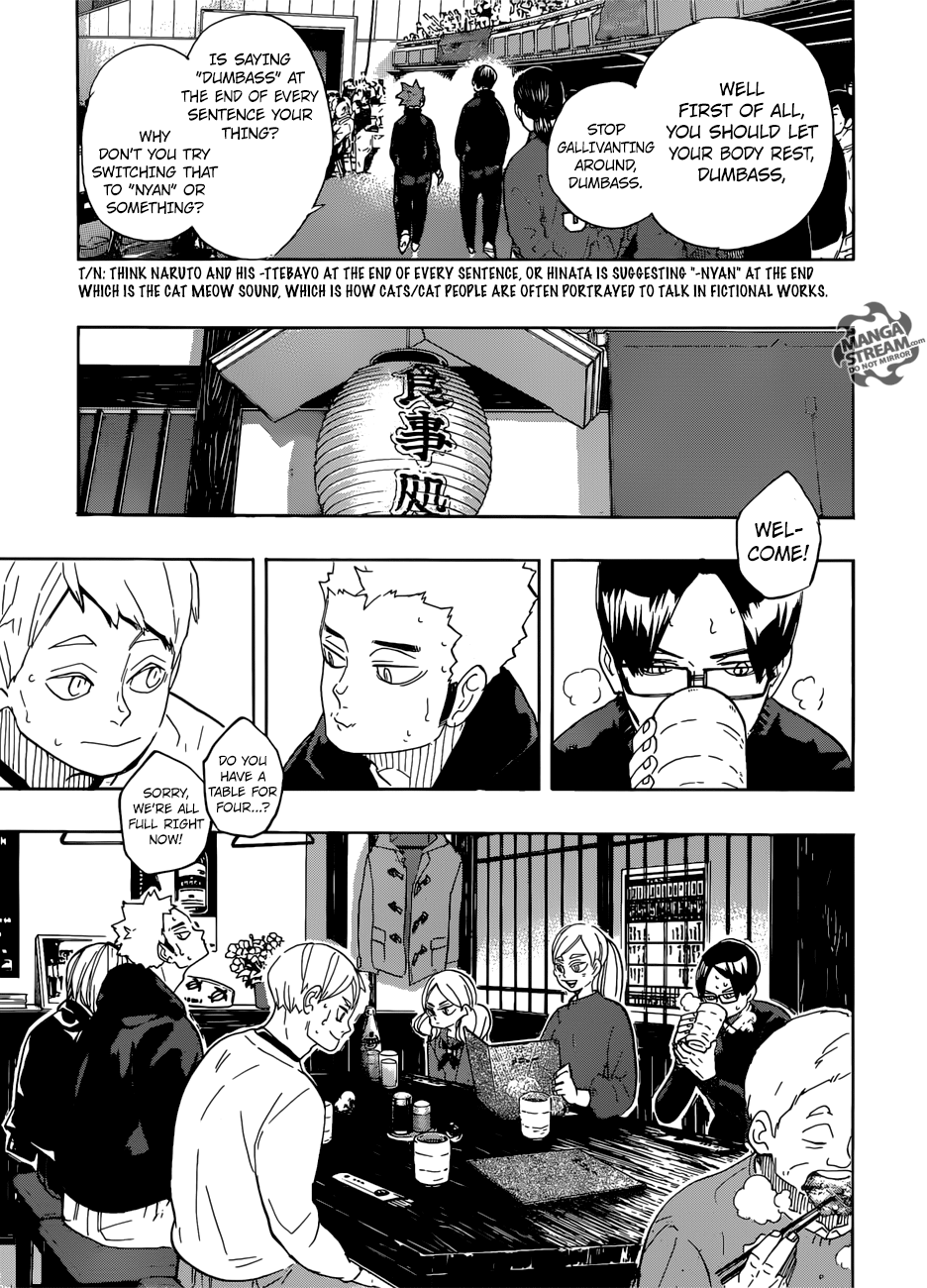 Haikyuu!! chapter 327 page 8