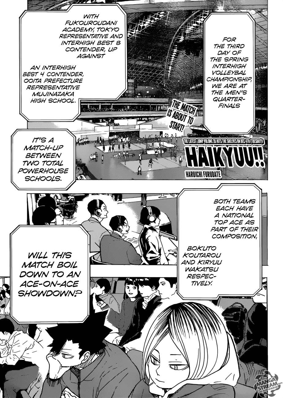 Haikyuu!! chapter 328 page 1