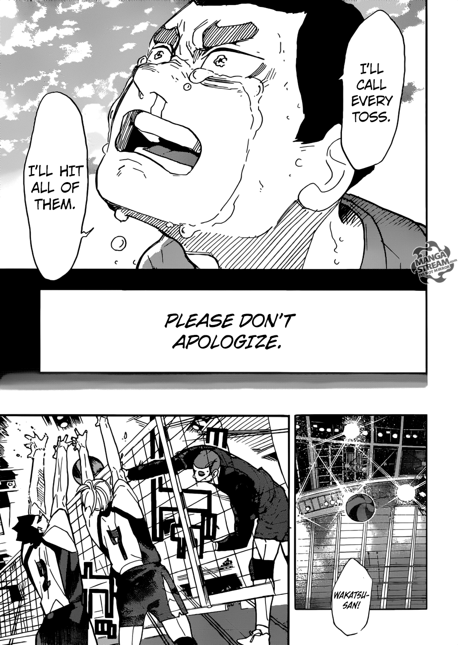 Haikyuu!! chapter 329 page 14