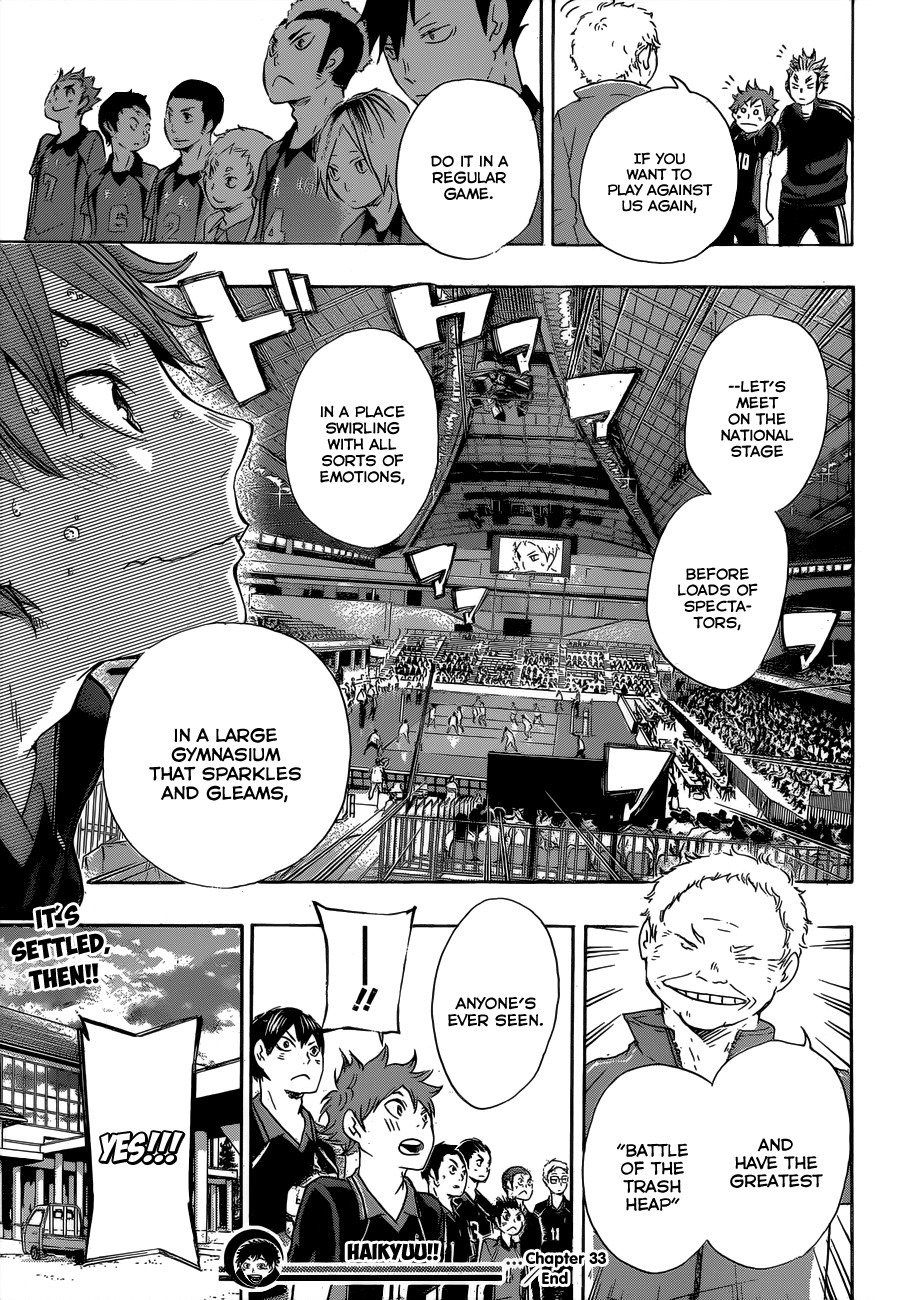 Haikyuu!! chapter 33 page 18