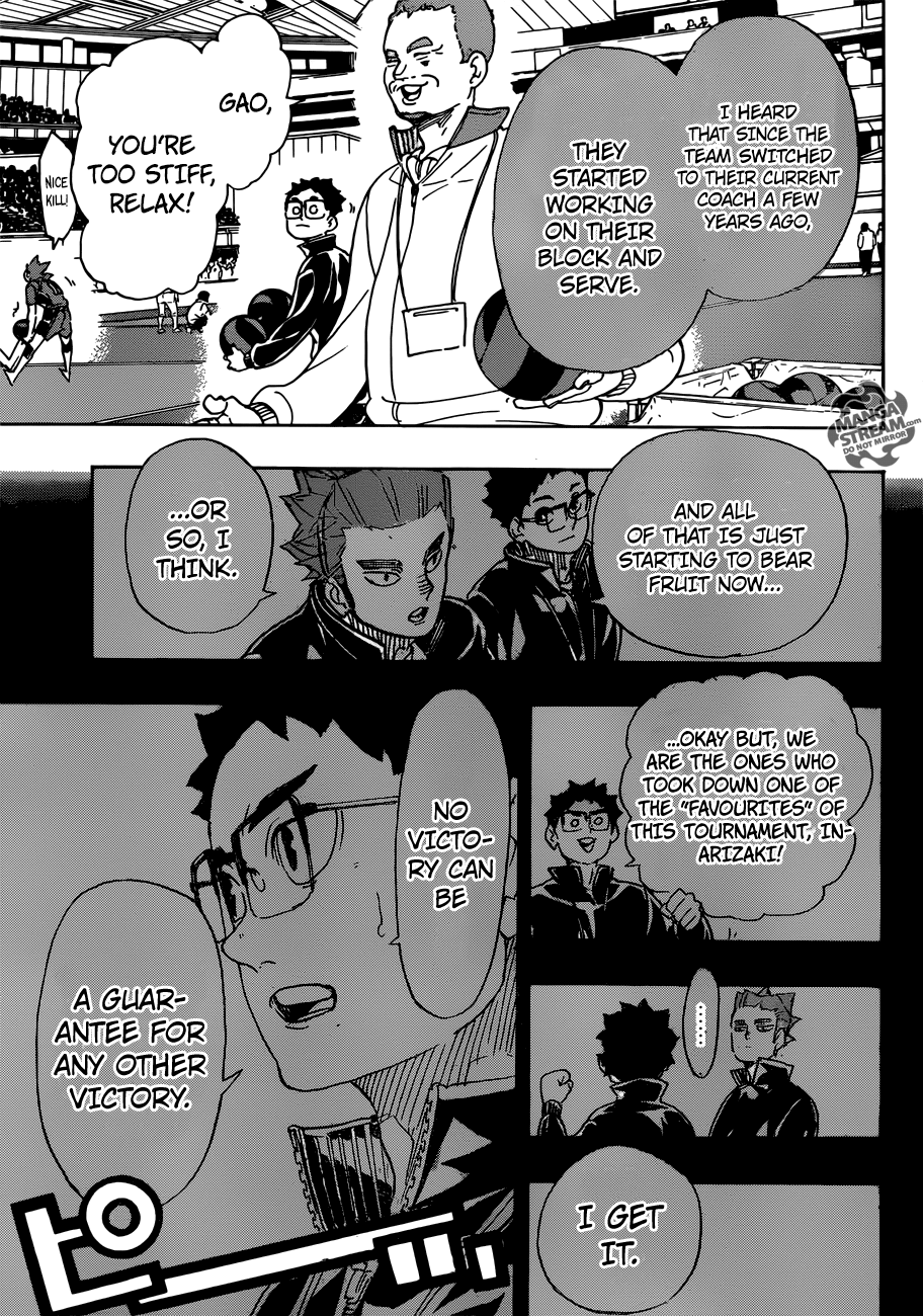 Haikyuu!! chapter 339 page 8