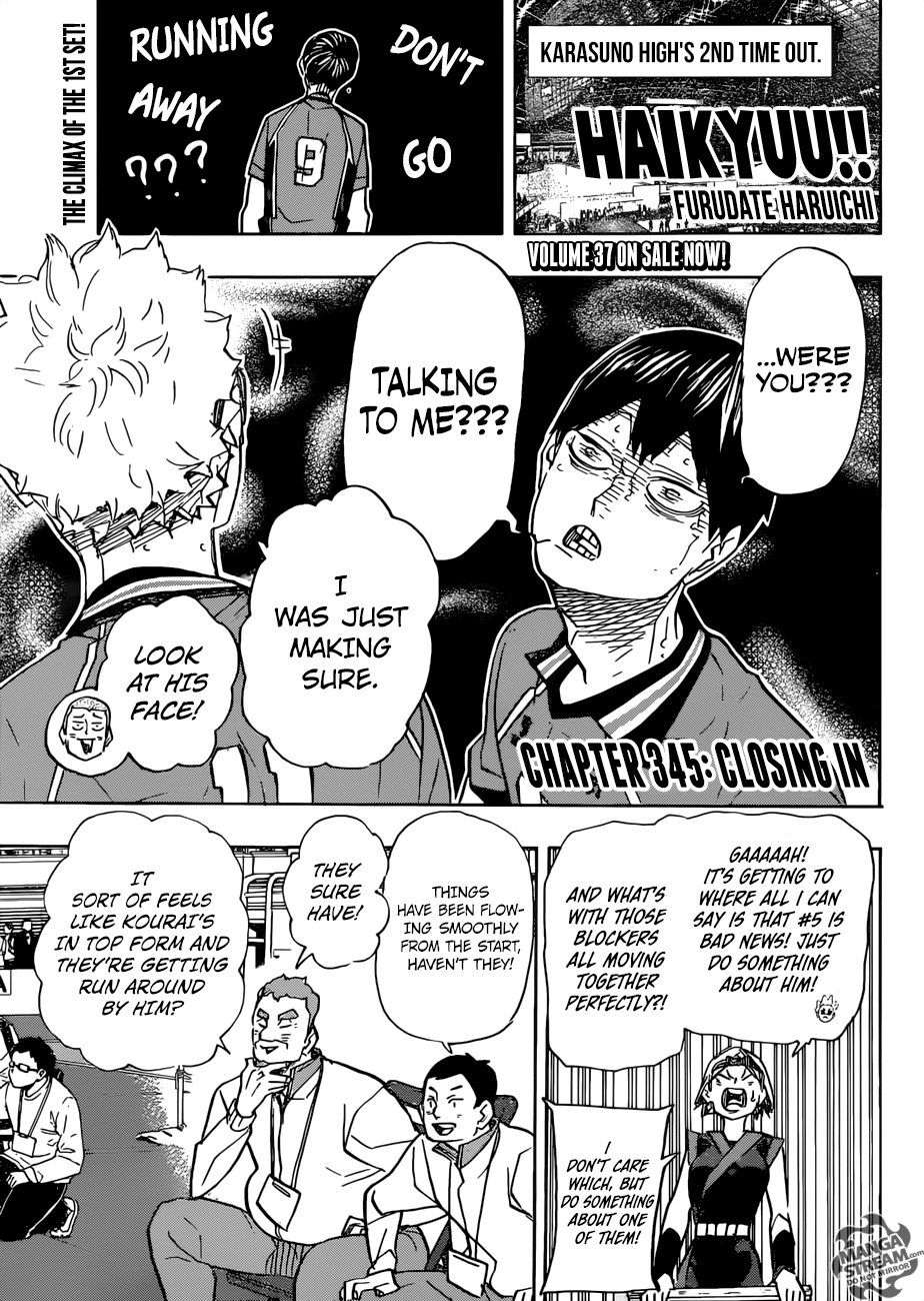 Haikyuu!! chapter 345 page 1