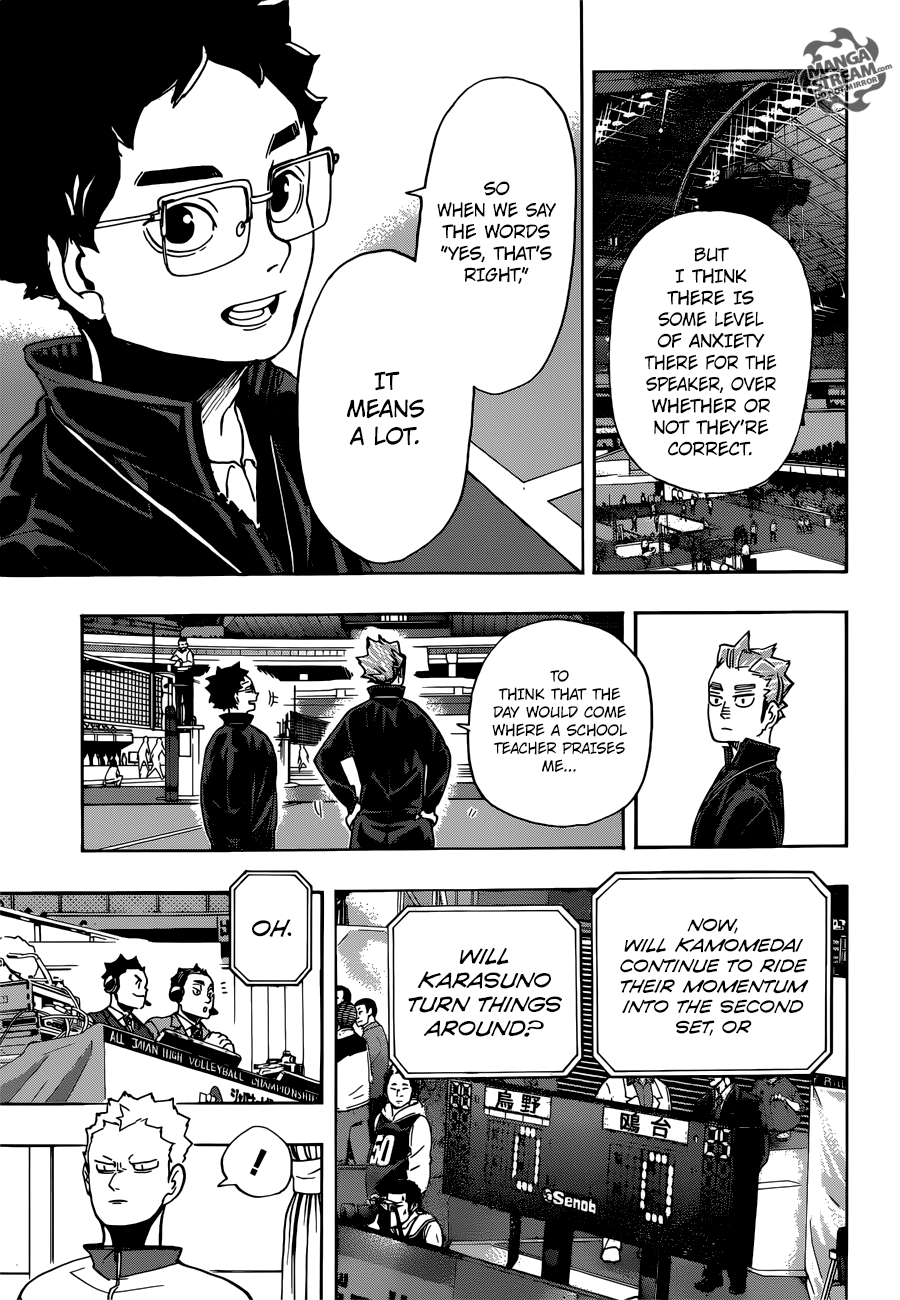 Haikyuu!! chapter 346 page 14