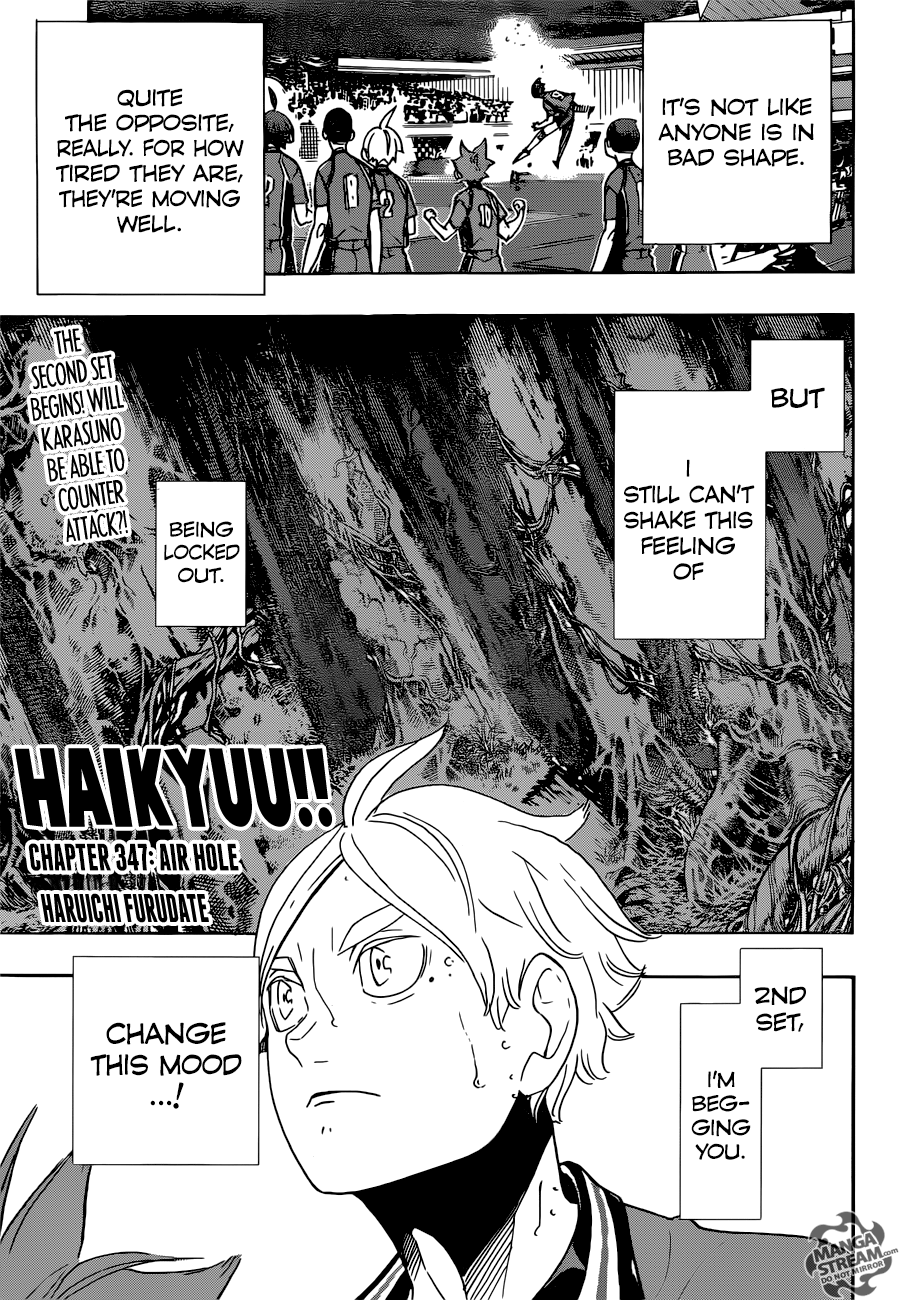 Haikyuu!! chapter 347 page 1