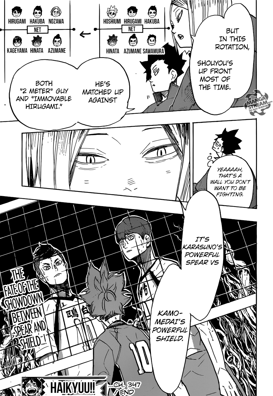 Haikyuu!! chapter 347 page 18